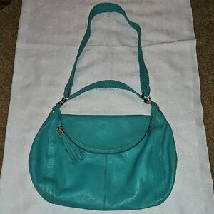 Onna Ehlich Rachel Shoulder Bag Turquoise/Teal Leather Bag